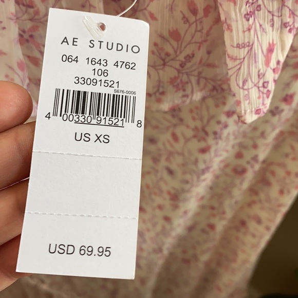 American Eagle Studio One Shoulder Maxi Dress - Picture 9 of 11